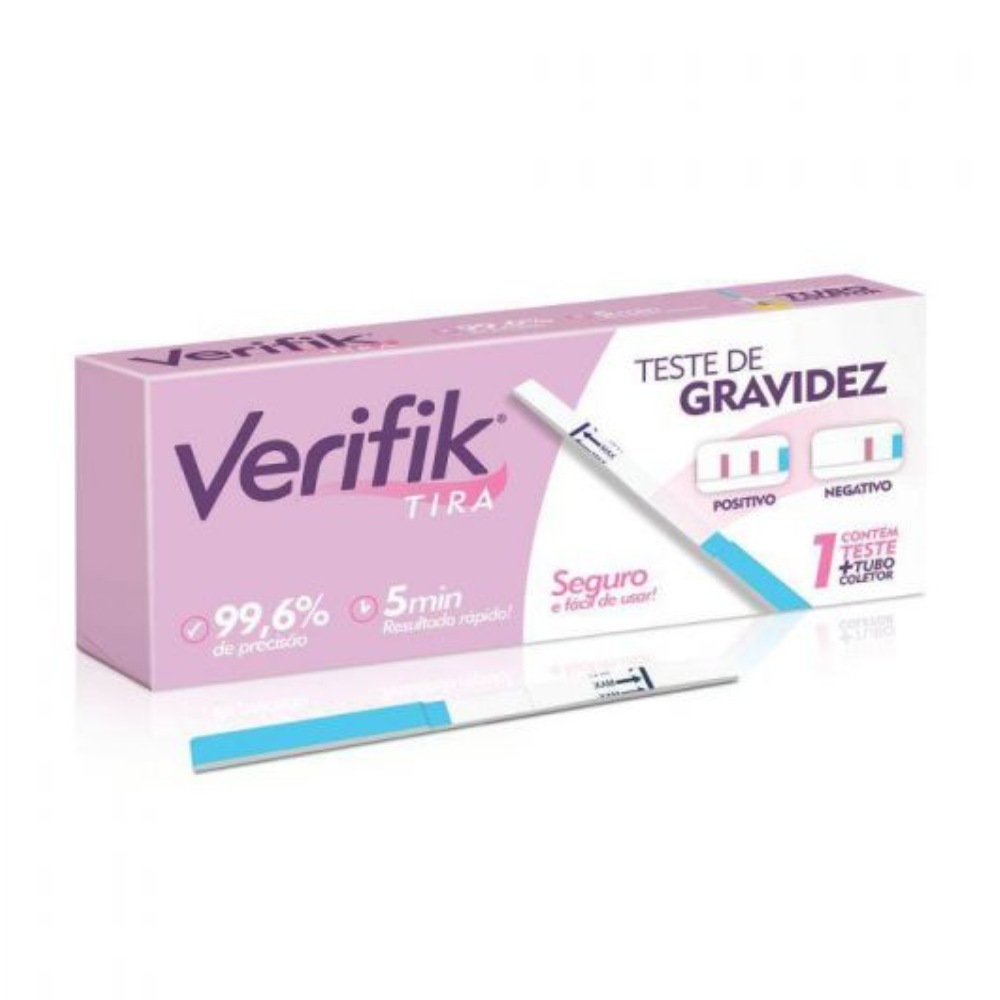 TESTE DE GRAVIDEZ VERIFIK COM 1 UNIDADE