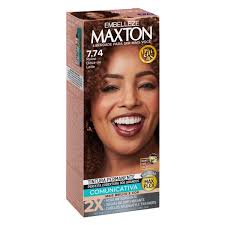 TINTURA MAXTON 7.74 RUIVO DOCE DE LEITE EMBELLEZE