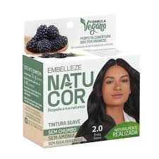 TINTURA NATUCOR 2.0 PRETO SUAVE NATU HAIR