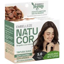 Thumbnail de TINTURA PARA CABELO NATUCOR SUAVE NATU HAIR 5.0 CASTANHO CLARO