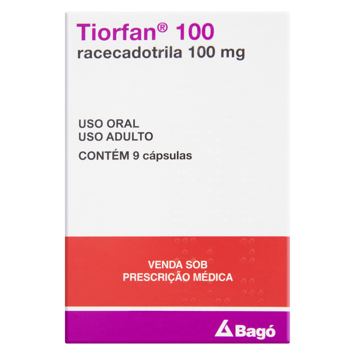 Thumbnail de TIORFAN 100MG BAGO COM 9 CAPSULAS