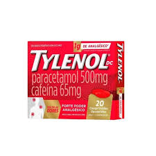 TYLENOL DC 500+65MG JOHNSON & JOHNSON COM 20 COMPRIMIDOS REVESTIDOS
