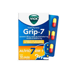 Thumbnail de VICK PYRENA GRIP 7 400+4+4MG P&G COM 10 CAPSULAS