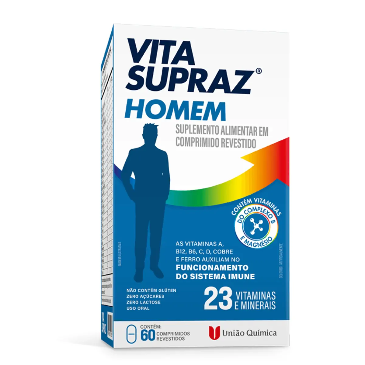 VITA SUPRAZ HOMEM UNIAO QUIMICA COM 60 COMPRIMIDOS