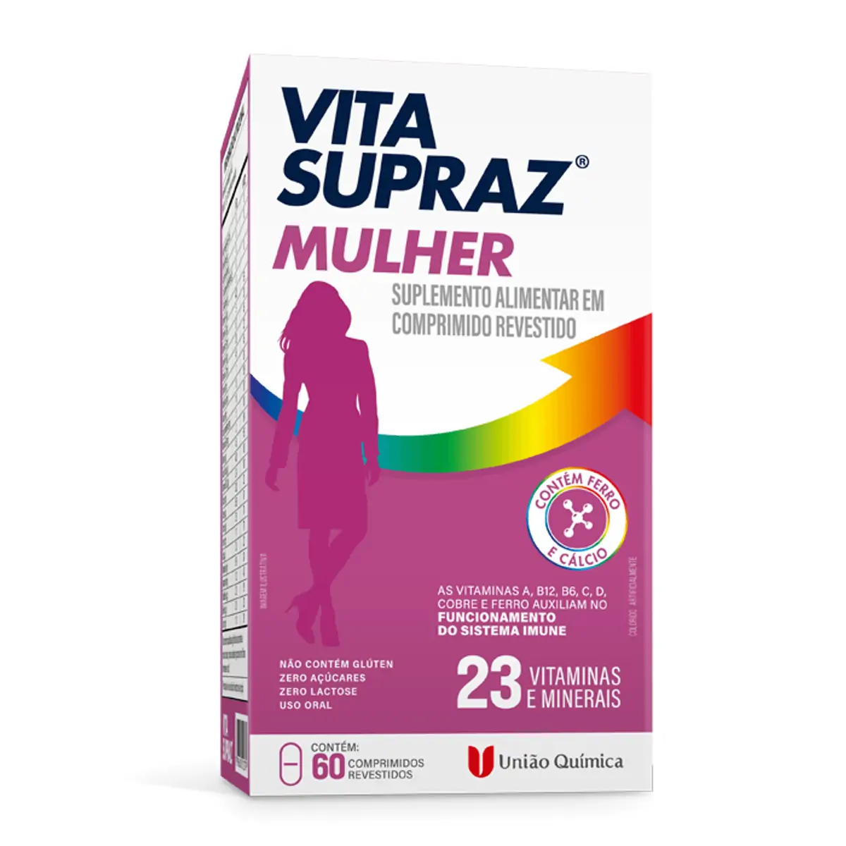 VITA SUPRAZ MULHER UNIAO QUIMICA COM 60 COMPRIMIDOS
