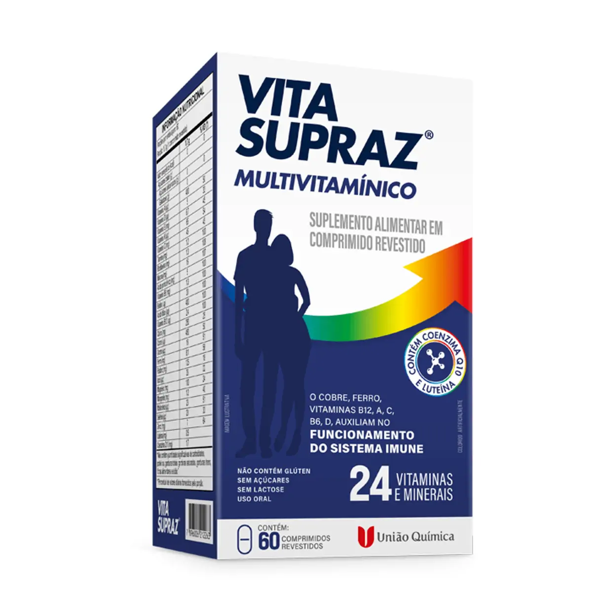 VITA SUPRAZ UNIAO QUIMICA COM 60 COMPRIMIDOS