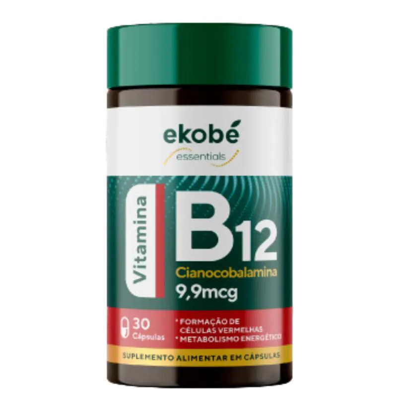 VITAMINA B12 9.94MCG EKOBE COM 30 CAPSULAS