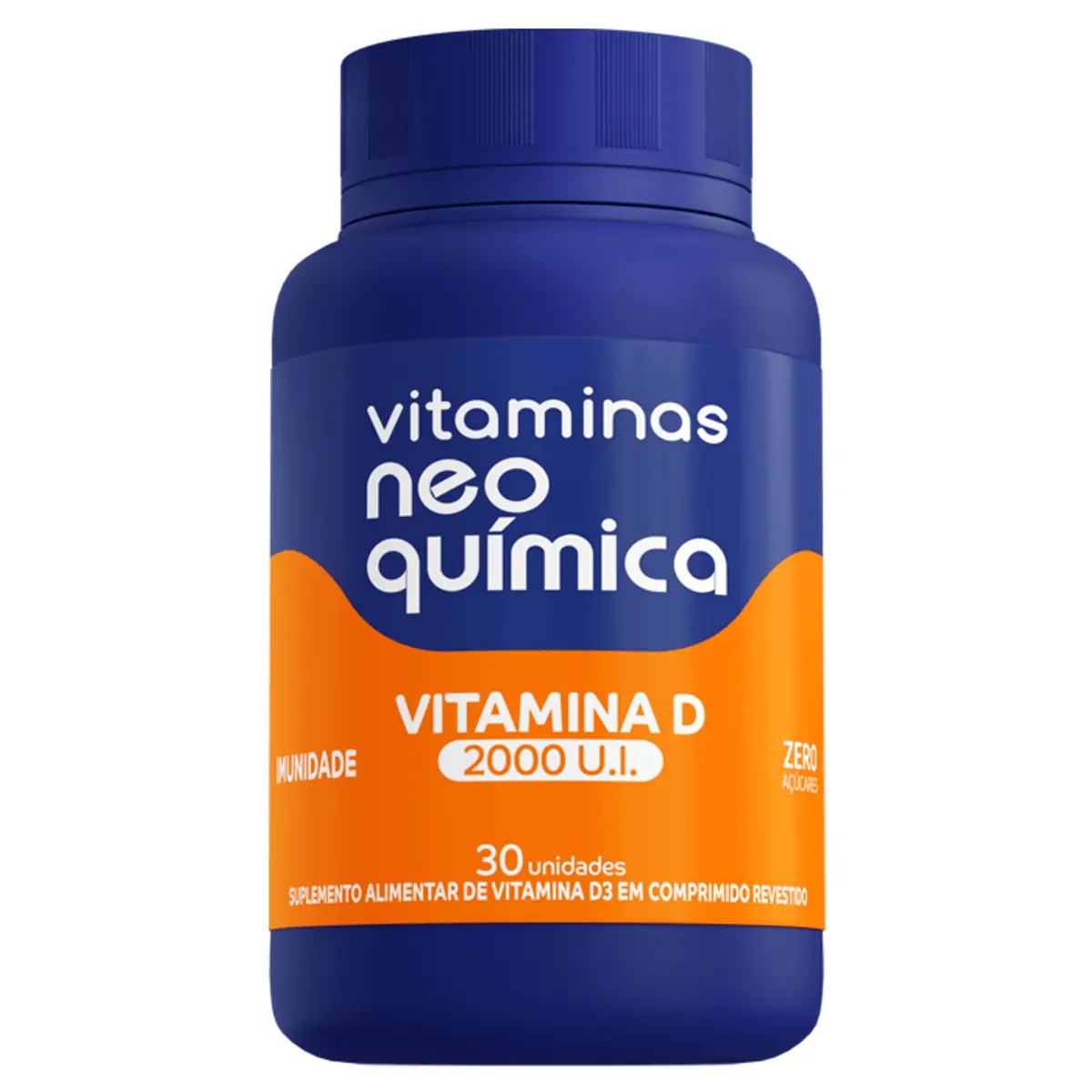 VITAMINA D 2000UI NEO QUIMICA COM 30 COMPRIMIDOS REVESTIDOS