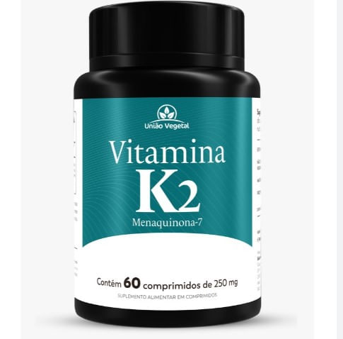 VITAMINA K2 UNIAO VEGETAL 250MG COM 60 CAPSULAS