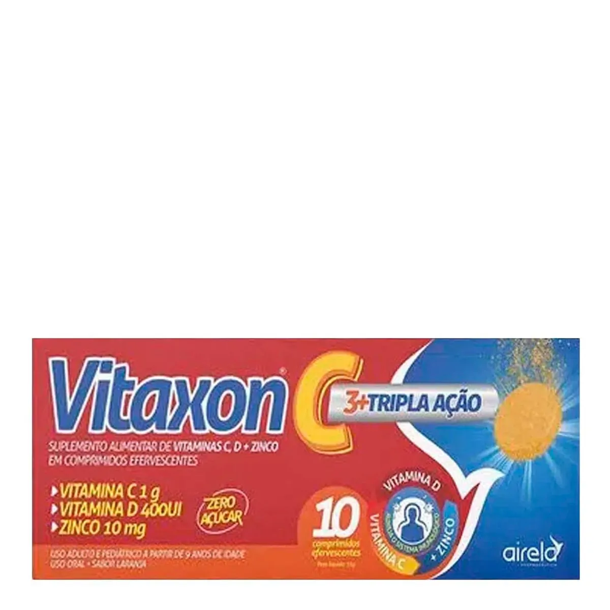 VITAXON C TRIPLA ACAO EFERVESCENTE COM 10 COMPRIMIDOS