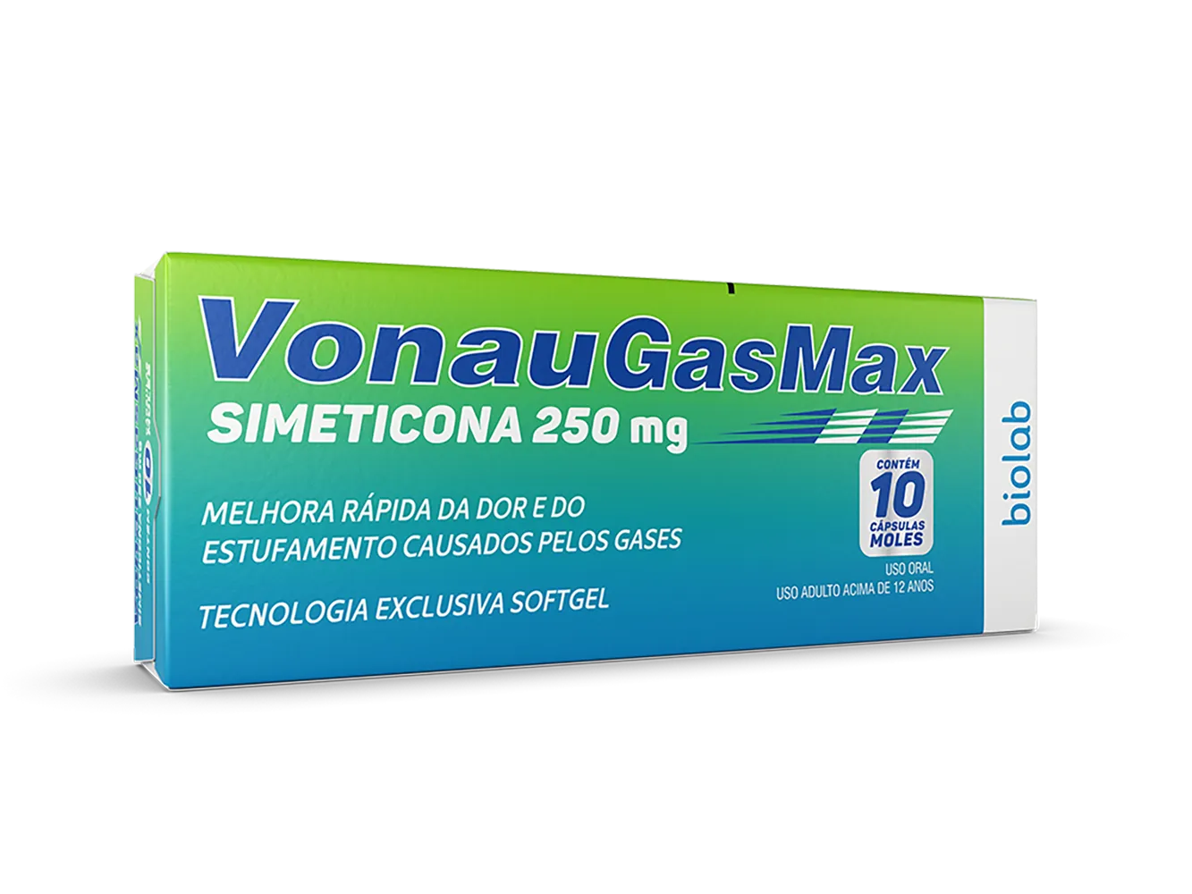 VONAUGASMAX 250MG BIOLAB COM 10 CAPSULAS