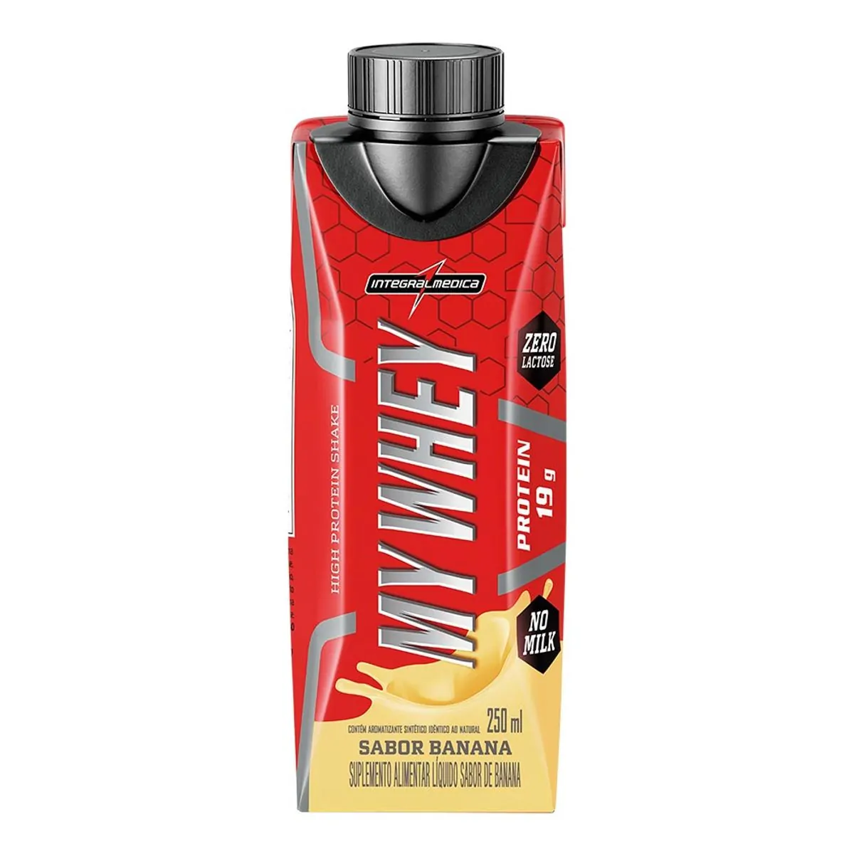 WHEY PROTEIN INTEGRALMEDICA MY WHEY SABOR BANANA 250ML