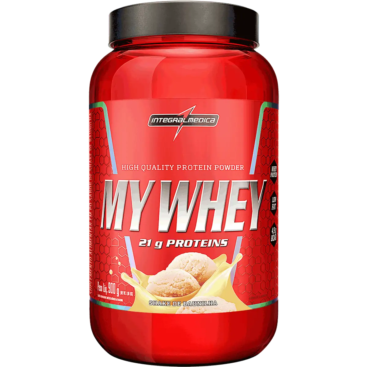 WHEY PROTEIN INTEGRALMEDICA MY WHEY SABOR BAUNILHA 900G