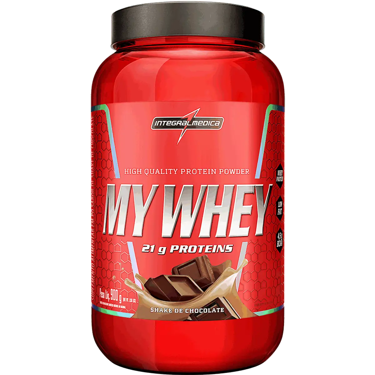 WHEY PROTEIN INTEGRALMEDICA MY WHEY SABOR CHOCOLATE 900G