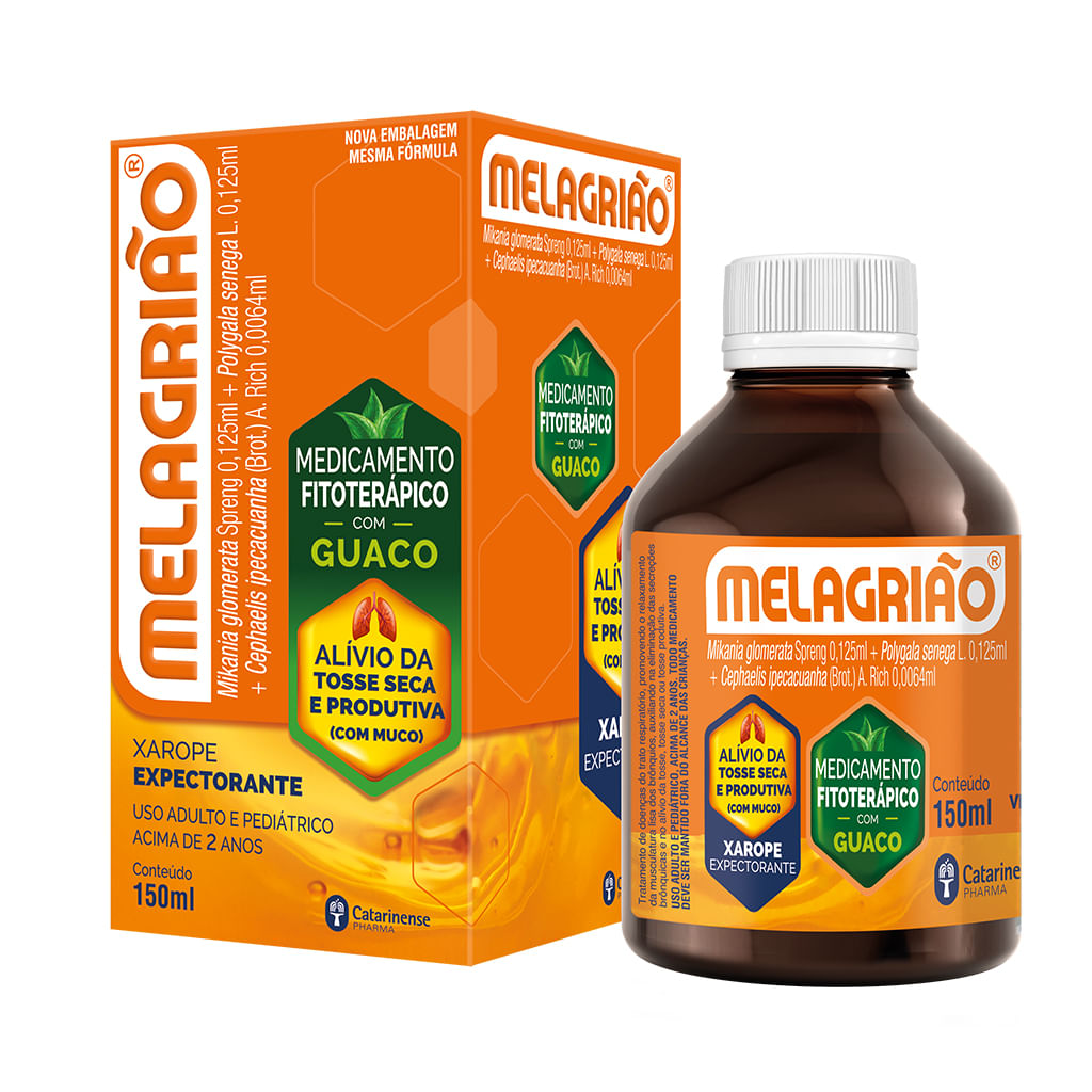 Thumbnail de XAROPE MELAGRIAO EXPECTORANTE CATARINENSE 150ML