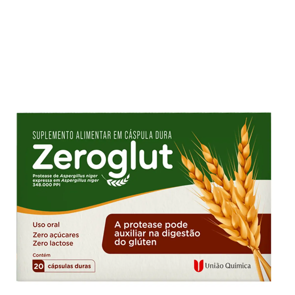 ZEROGLUT 348000PPI CAPSULAS COM 20 UNIDADES