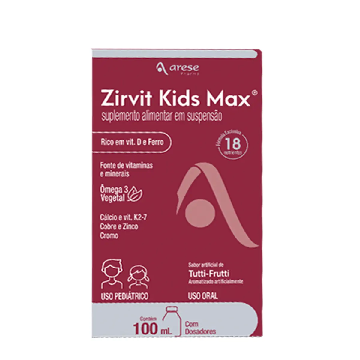 ZIRVIT KIDS MAX SUSPENSAO ORAL 100ML